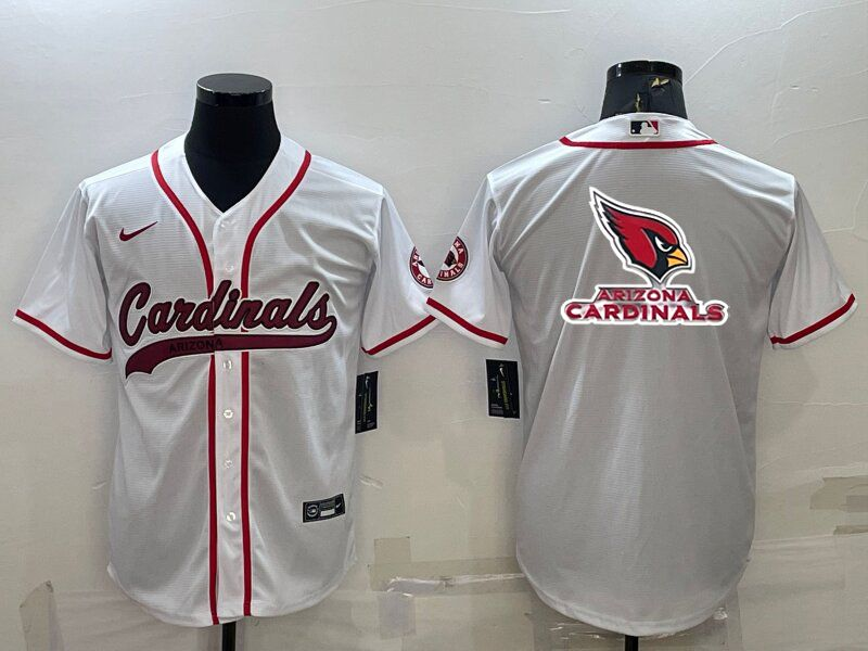 Men's Arizona Cardinals White Jersey